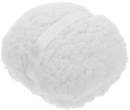 WRITWAA 6 Inch Large Body Powder Puff Fluffy Loose Powder Applicator Plush Material Quick Dry Easy to Clean for Men Women Daily Grooming Routine Body Puff