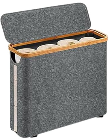Almacenamiento De Papel Higiénico para Baño - Organizador para Baño con Cajón Impermeable | Cesta Impermeable para Estante Lavabo Mesa Hogar Cuarto De Lavandería Esquina