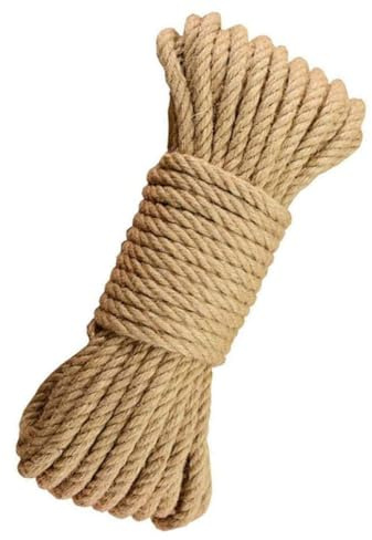 WRITWAA Cuerda de Sisal Multifunción para Gatos 25 M de Cuerda Gruesa para Decorar Muebles y Rascador Natural para Gato