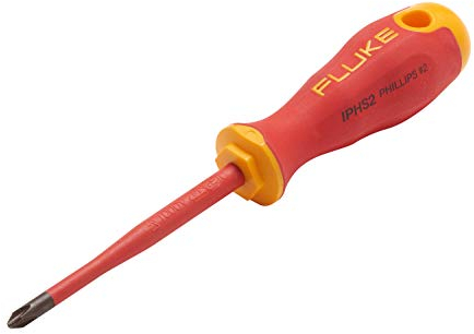 Fluke IPHS2 N. 2 cacciaviti a croce. Certificato a 1000 V CA e 1500 V CC.
