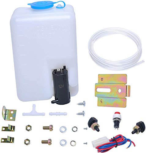 Kit de Pompe de Lave-glace Universel 99300 Réservoir de Liquide Bouteille de Dépôt par Poweka