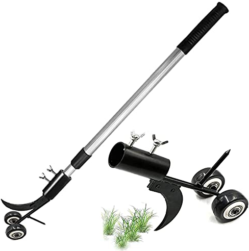 Hmpet Quita Malas Hierbas,Mala Hierba,Herramienta para Quitar Malezas,Herramienta para Quitar Malezas Sin Arrodillarse,para Limpiar Entre Losas,Pavimentos,56-95CM,2 in 1