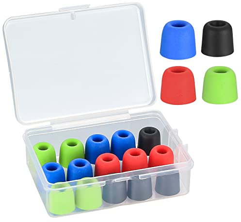 8 paires/16 embouts en mousse à mémoire de forme pour écouteurs et casque audio, 4,7-5,0 mm