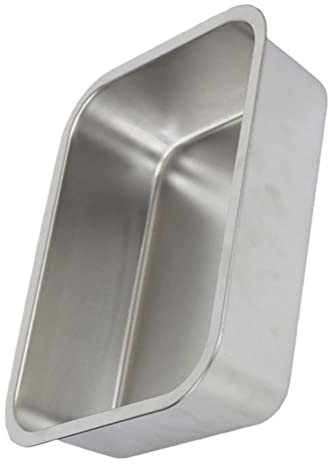 HEMOTON 1 Pc Placa Cuadrada De Acero Inoxidable Contenedor De Comida De Barbacoa Bandeja De Comida para Catering Cacerola Profunda del Hotel Plato Hondo De Cocina Bandeja De Buffet Metal
