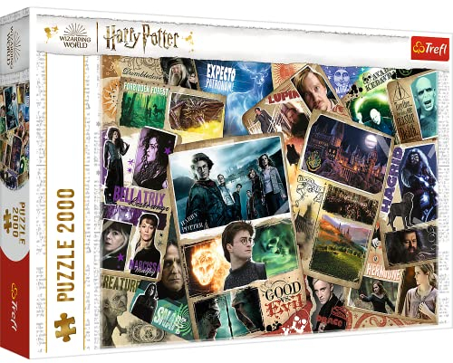 Trefl - Harry Potter - Helden - Puzzle 2000 Teile - Puzzle mit Filmfiguren - DIY - kreative Unterhaltung, Spaß, Klassische Puzzles für Erwachsene und Kinder ab 12 Jahren