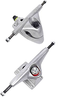Camiesy 6.25 pulgadas Longboard Truck Surf Skate Trucks Skateboard Trucks Longboard Truck Skateboard Bridge - Plata