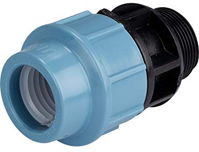 Cap Vert Raccord pour Tuyau polyéthylène Droit mâle 32mm - 33x42