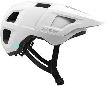 LAZER Lupo KinetiCore Mountain Bike Helmet, Adjustable Fit from 54-61 cm, Matte White, One Size