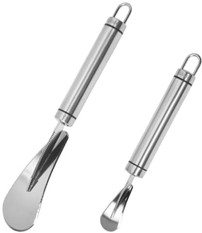 Alipis Grapefruitmesser 2 Stück Edelstahl Hobel Obstschäler Entferner Öffner Mit Humanisierter Gebogener Klinge Orangefarbenes Werkzeug Küchenhelfer Für Zitrusfrüchte Kiwi Zitrone