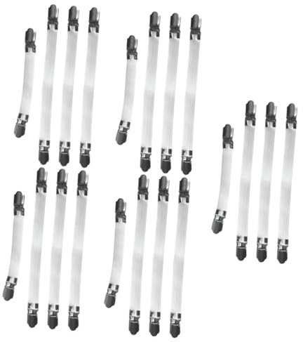 OSALADI 20pcs Ironing Board Cover Clips Adjustable Straps for Ironing Board Cover Holder Fasteners Use