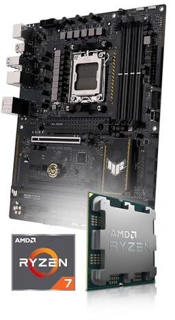 Memory PC Kit d'évolution PC Ryzen 7 7800X3D 8X 4.2 GHz, ASUS TUF Gaming B650-Plus, be Quiet! Dark Rock 5, Entièrement assemblé et testé.