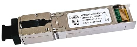 CONBIC XGS-PON SFP Modul 10G – Glasfaser Transceiver bis 10 Gbit/s, kompatibel NUR mit Fritz!Box 5530 Fiber & Fritz!Box 5590 Fiber, SC/UPC Anschluss, Einsatzbereich beachten (s. 2. Bild)