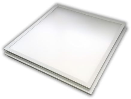 ENOVALITE 2er Pack LED Panel 62x62cm, ohne Aufbaurahmen, 36W 3600lm | 4000K Neutralweiß, Deckenleuchte, inkl. Trafo, Rasterleuchten, Einlegeleuchte, Büroleuchten, Rasterdecke