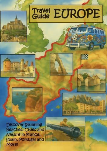 Travel Guide Europe: Van Life Adventures – Discover Stunning Beaches, Cities & Nature in France, Spain, Portugal & More, with Road Trip Tips, Camping Gadgets & Bucket List Must-Haves
