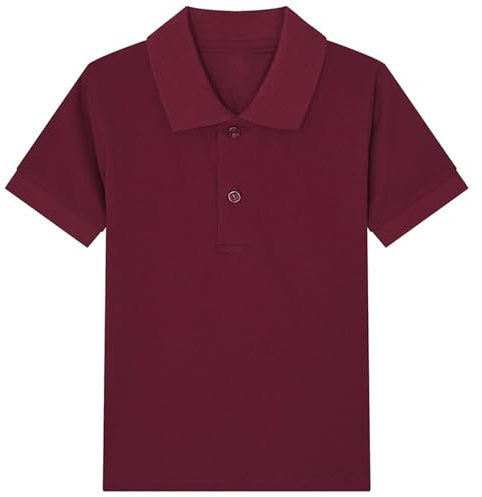 Mis Pedidos 2025 Camiseta Niños Niñas Polos Manga Corta con Cuello Solapa Casual Top Deportivos Adolescente Color Sólido Casual Cómodas Camisetas de Algodón Holgadas Ligeras Ropa Niños 2-15 Años