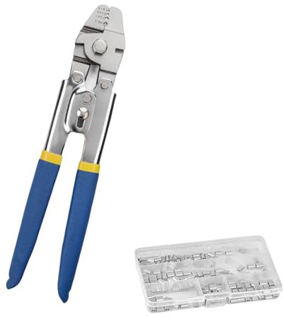 Strumento di crimpatura per cavi metallici, crimpatrice per cavi da pesca e anelli di crimpatura in alluminio, pinze fino a 2,2 mm