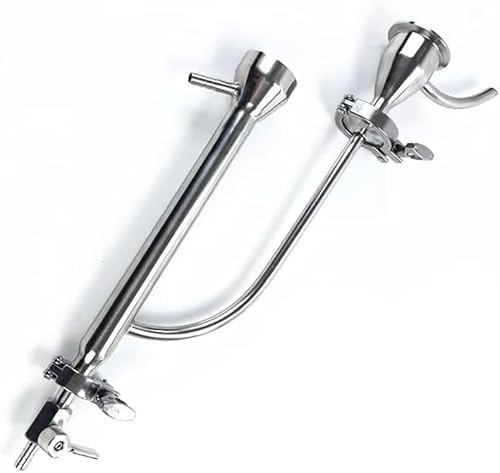 Tri-clamp Papagei Set, 2 (51mm) Od64mm Tri-clamp Papagei Set Für Die Selbstmessung Von Alkohol, Papagei Für Die Destillation ätherischer Öle Ss304 Silber