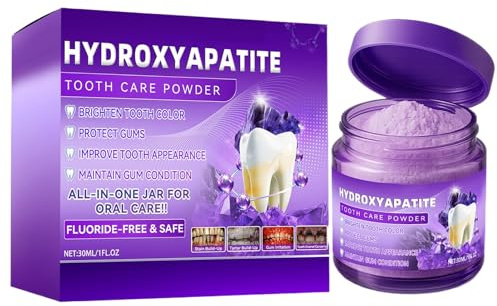 Poudre dentaire - 30 ml de pâte naturelle pour bain de bouche | Poudre minérale de nettoyage dentaire | Convient pour les enfants et les adultes, pour la prévention des caries, pour améliorer