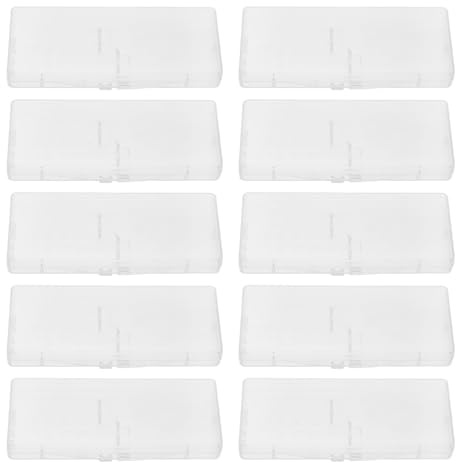 SAFIGLE Reiseetui für 12 Interdentalbürsten: Transparenter Zahnbürstenhalter mit Klappdeckel – Klare Aufbewahrungsbox für Zahnputzmittel – Rechteckiger, kompakter Organizer mit 2 Fächern