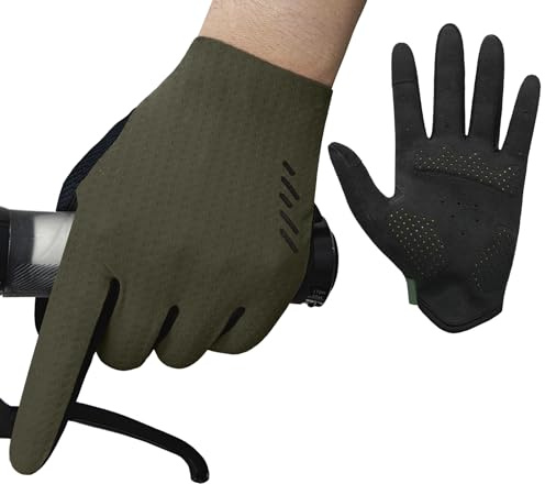 VXW Bike Gloves for Men Women Cycling - with Reflective Strips &Anti-Slip Shock-Absorbing Pad for Bicycle/Mountain Bike/Workout/MTB/Gym