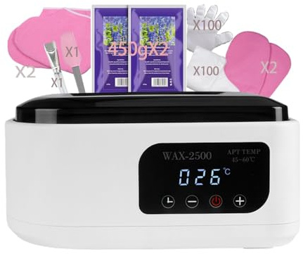 Paraffin Wax Machine for Hands and Feet Timer Rapid Melting with Intelligent Temp Control, Keep Warm, Professional At-Home Spa Kit for Moisturizing Skin & Arthritis Joint Relief 3.5L