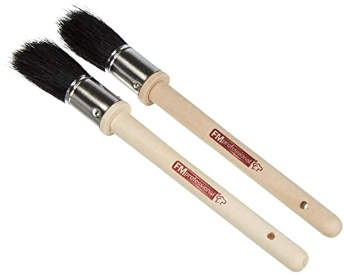 FMprofessional 21440 Aschenbecherpinsel, 2 Einheiten, Holz, schwarz, 50 x 50 x 20 cm