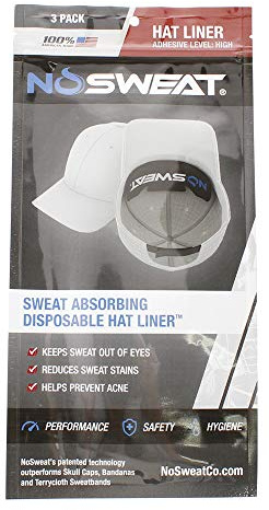 No Sweat Men No Sweat Hard Hat Liner Sweat Blocker