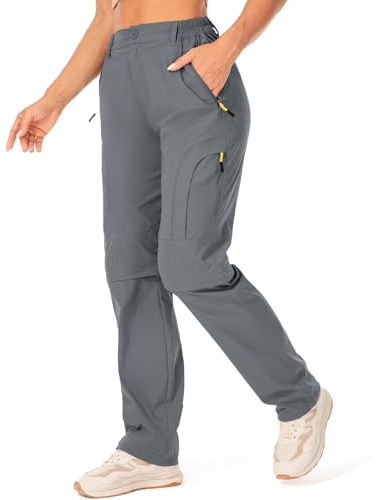 Jessie Kidden Walking Trousers Women Hiking Convertible Zip Off Safari | Outdoor Quick Dry Lightweight Breathable UPF 50 Water Resistant Cargo Scout Pants Travel Fishing Backpacking Camping