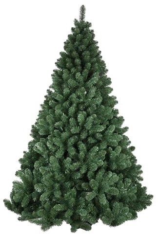 Sapin de Noël pin 150 180 210 240 270 cm Super Fou réaliste Vert de Noël (150 cm)