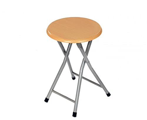 Oypla Wooden Folding Breakfast Kitchen Bar Stool Seat