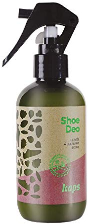 Kaps Shoe Deo | Spray per Eliminare gli Odori per Scarpe | A Base Vegetale e Biodegradabile | Spray Deodorante Rinfrescante per Scarpe da 200 ml Made in Europe