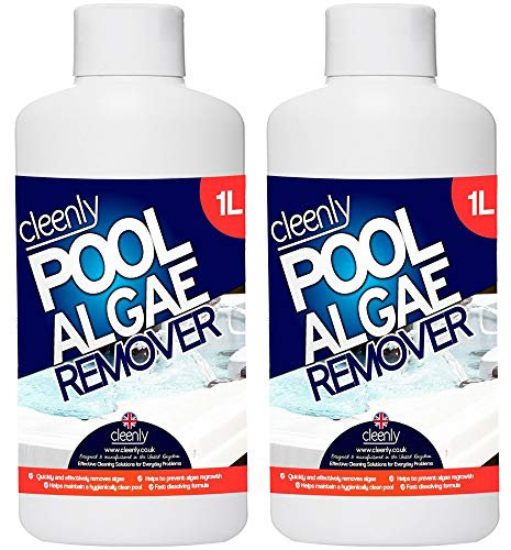 Cleenly Pool Algae Remover - Removes & Prevents the Growth of Algae in Water - Super Concentration and Long Lasting 2L
