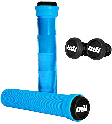 Odi SLX Soft BMX Dirt Stunt-Scooter Griffe 160mm mit Barends + Fantic26 Sticker (Hell Blau)