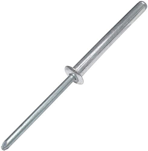 AERZETIX - C48117 - Satz von 20 Blindnieten standard blindniet Ø5x45mm aluminium stahl - DIN 7337 A - popnieten - nieten mit bruchfest stange - für montage von metallteilen