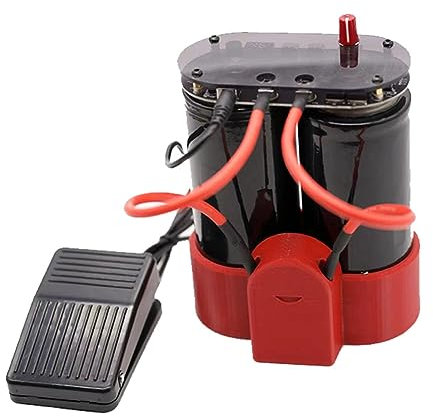 Ctwezoikmt 1 Satz Farad-Kondensator-Punktschweißgerät mit Display, 2,7 V, Halbautomatisches Schweißgerät für 18650- mit Fußschalter