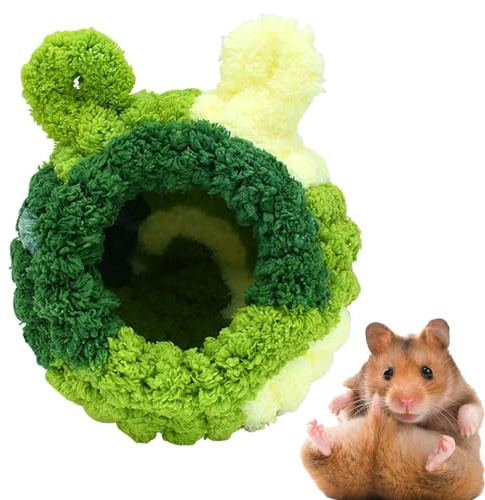 Hamsterwatte Bett Zwerghamster Zubehör | Meerschweinchenbett | Kuschelhöhle Meerschweinchen Haus Bett | Warmes Meerschweinchen Bett | Eichhörnchen Haus Rattenkäfig Zubehör Für Meerschweinchen Hamster