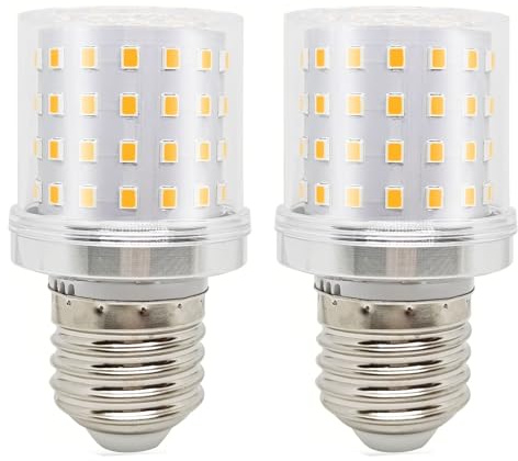 Tupolife LED 9W 820lm E27 Warmweiß Birne Ersatz 80W, AC100-265V, 2 Stück | E27 Extra HellStück Kompakt G45 A15 Kleine LED Glühbirne 820lm AC100-265V Nicht Dimmbar Mais Leuchtmittel