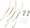 WeddHuis Set de 2 Piezas de Ganchos de Acero Inoxidable para Platos Decorativos,Colgadores de Pared para Exhibir Placas,Fotos,y Marcos (8 pulgadas) - Elegancia y Versatilidad para tu Decoración
