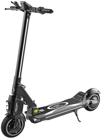 DUALTRON Elektroroller Pop - Einmotorig - 52V 20Ah, 450W Motor, Reichweite bis zu 45km, 25km/h, Schnell, kraftvoll und komfortabel, Schwarz, Noire