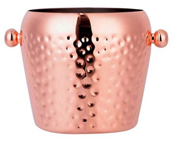 Seau à glace rond isotherme en acier inoxydable pour bar, cocktail, bière, vin, marteau, KTV
