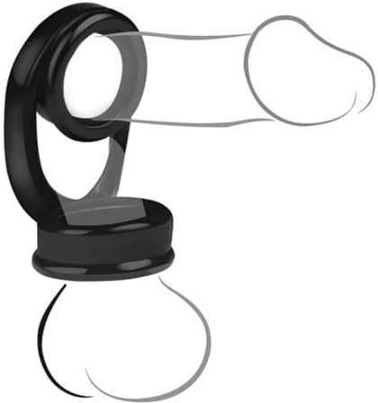 Silicone Cock Rings,Reusable Penis Ring Ball Stretcher Longer Stronger Lasting Silicone Penis Sleeve Penis Trainer,Male Penis Enlarge Cockring Adult Sex Toys Games Tools Pleasure for Men or Couples