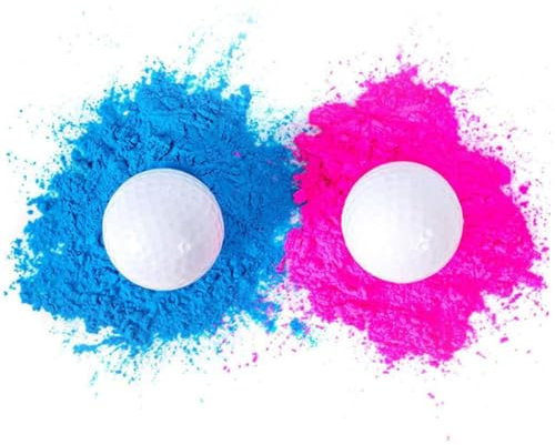 Alipis 4pezzi Palline Da Golf Per Rivelazione Del Con Polvere Articoli Per Feste Per Rivelazione Del Decorazioni Per Shower