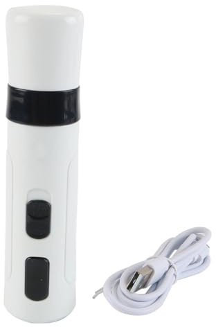 Enwye Amoladora de uñas para Perros, Recortadora de uñas eléctrica para Mascotas, Recargable por USB, silenciosa, para Cachorros, para Perros y Gatos.