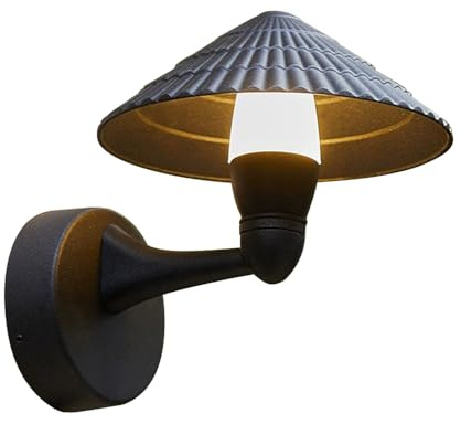 Luce da parete esterna LED LATERNA PERCHIALE ALL'allenatore esterno Lampada impermeabile Porch Sconce Illuminazione, luci di montaggio a parete esterno per garage garage giardino patio garage