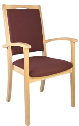 Erides Alexander Hochlehner Seniorenstuhl – Ergonomischer Armlehnenstuhl für Senioren und Pflege