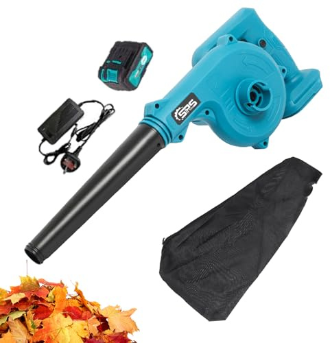 Cabbago Bubbler 2-In-1-Electric Mini-hoja Aspiradora Y Sopladora | Herramienta De Jardín Inalámbrico Para Soplar Hojas, Limpieza De Polvo, Terraza, Patio, Garaje, Automóvil Y Uso Versátil Al Aire Libr