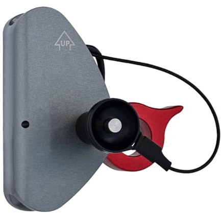 SkyPOOU Discensore ad alta resistenza per discese verticali Design staccabile Imbracatura regolabile e regolazione della velocità Durabilità Discensore arrampicata