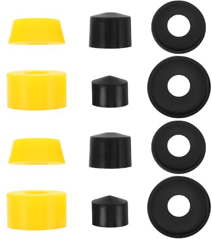 SUPVOX Bushings De Skateboard pour Trucks Amortisseurs De Vibrations Rehausseurs De Stabilité Joints De Remplacement Rondelles De Truck De Skateboard