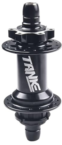 Violiica Single Speed Hinterradnabe für Dirt Jump Bike, 10 x 135 mm, 32H Scheibenbremsnabe mit 6 Klauen, 120 Sounds und versiegelten Patronenlagern