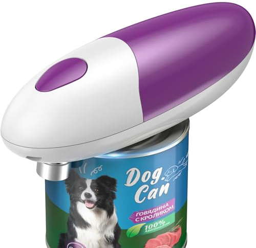 Electric Can Opener, One Press Start/Stop, Automatic Can Opener with Smooth Edge, Hands Free, Battery Powered, Electric Can Openers for kitchen, Can Openers for Seniors with Arthritis